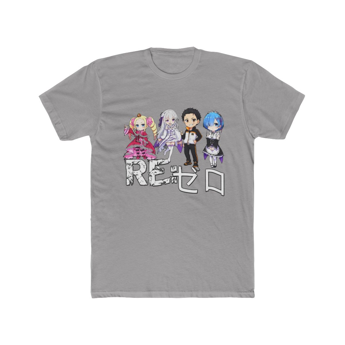 Re Zero Anime T Shirt Subaru Emilia Isekai Manga Otaku Gift Japanese Anime Aesthetic Streetwear Tee Limited Fan Merch Graphic | Re:Zero